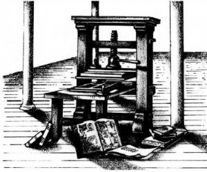 Gutenberg’s printing press