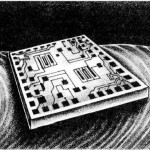 Silicon microprocessor computer chip